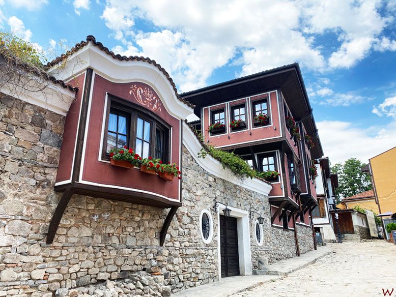 La ciudad vieja de Plovdiv concentra algunas de las casas más bonitas de Bulgaria