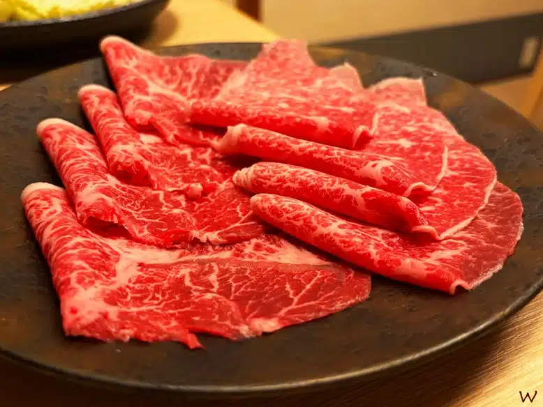 Las mejores carnes de Wagyu y Kobe en el restaurante Kiraku, uno de los mejores restaurantes donde comer en Kioto
