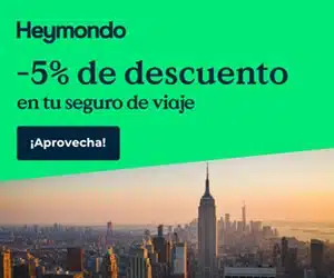 Seguro de Viaje Heymondo y Los Viajes de Lewar con descuento