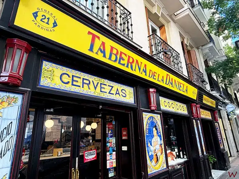 La Taberna de la Daniela para saber dónde comer el mejor cocido madrileño