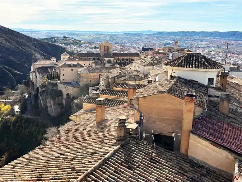 Cuenca desde la torre de la Iglesia de San Pedro, uno de los lugares que ver en Cuenca en un día