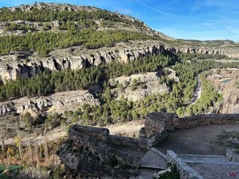 Las vistas de la Hoz del río Júcar, uno de los lugares que ver en Cuenca