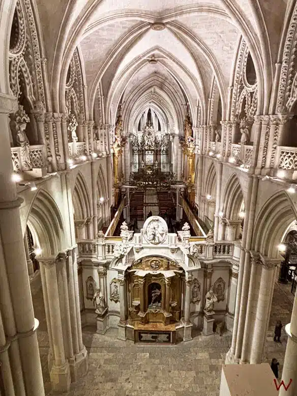 Vistas del interior de la Catedral de Cuenca desde el Triforio