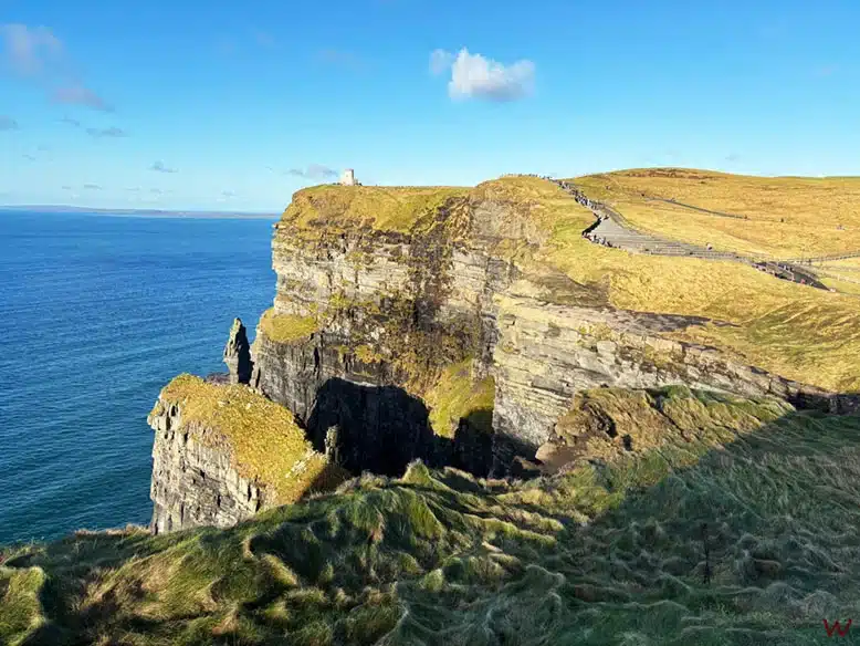Los acantilados de Moher desde la ruta sur