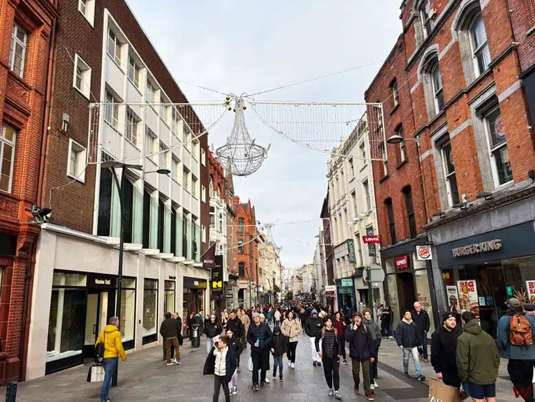 Grafton St. es uno de los lugares que ver en Dublín
