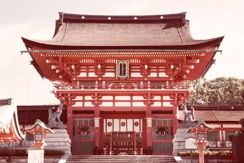 El santuario principal del Templo Fushimi Inari