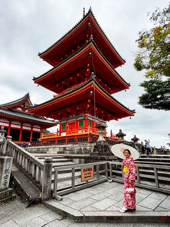 Momentos únicos en el Templo Kiyomizu Dera