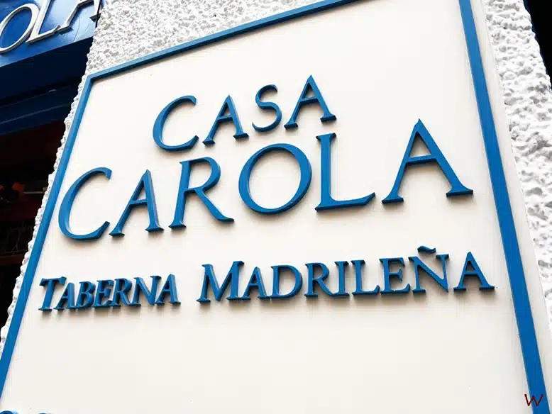 Casa Carola es uno de los restaurantes donde comer el mejor cocido madrileño