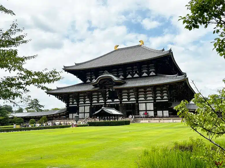El Templo Todai-ji al visitar el Parque de Nara