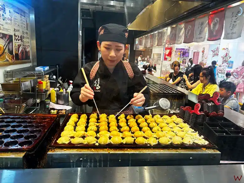 Gastronomía japonesa en Osaka