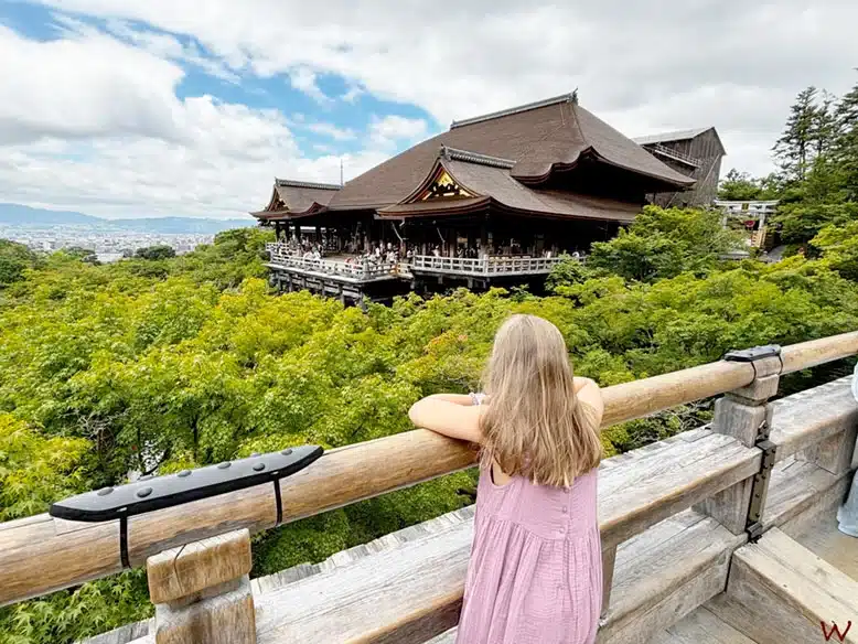 Las vistas desde el Templo Kiyomizu Dera de Kioto, uno de los lugares que ver en la ruta por Japón en 11 días