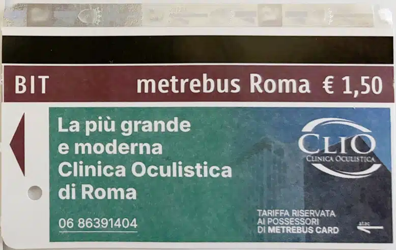 Billete MetroBus de Roma para moverse por Roma en transporte público