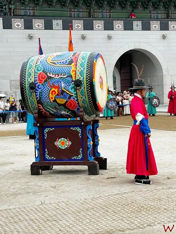 El cambio de guardia en el Palacio Gyeongbokgung