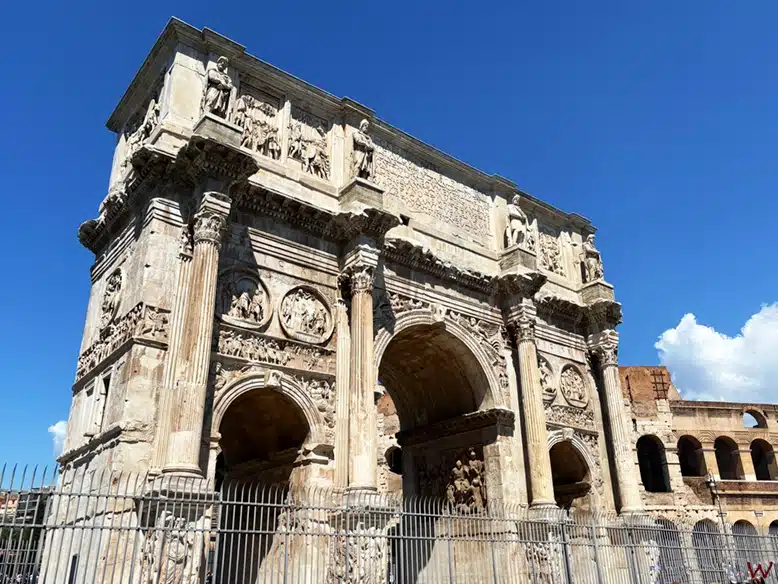 El Arco de Constantino en Roma