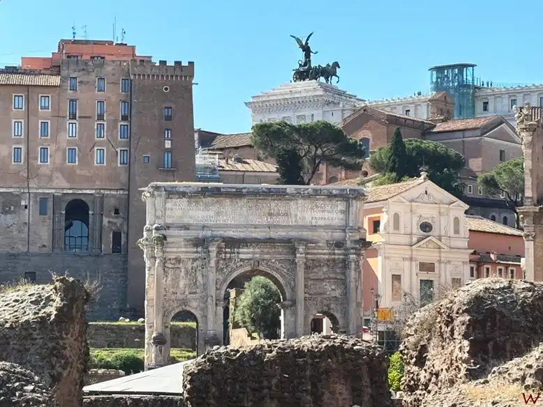 El Arco de Septimio Severo en el Foro Romano