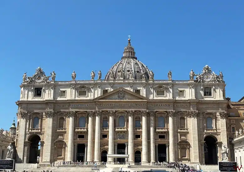 Basílica de San Pedro del Vaticano, una de las iglesias más bonitas de Roma