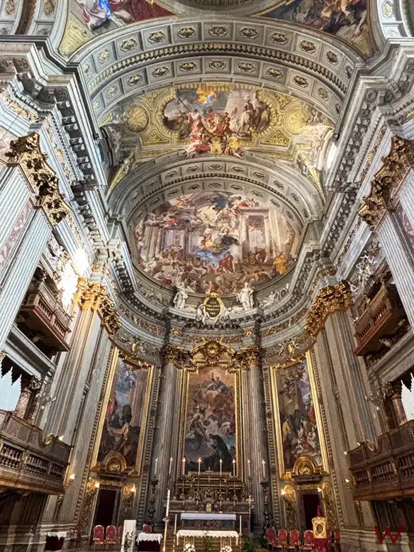 San Ignacio de Loyola, una de las iglesias más bonitas de Roma