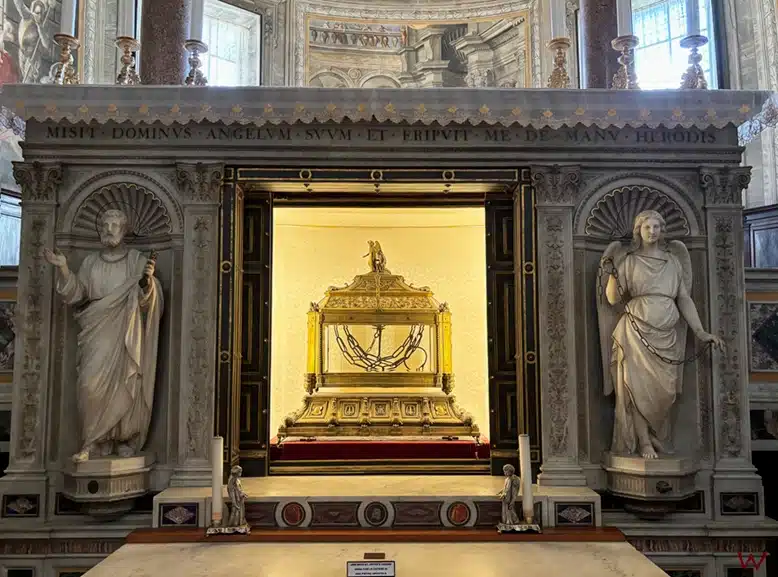 Las cadenas de San Pedro en Roma