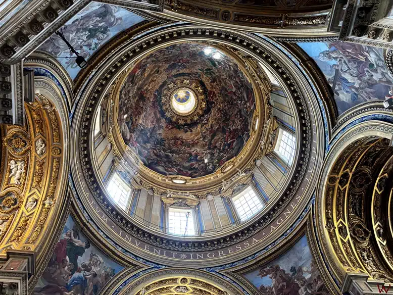 La cúpula de Sant'Agnese, una de las iglesias más bonitas de Roma