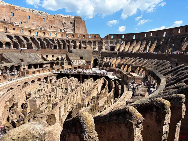Visitar El Coliseo de Roma desde las gradas