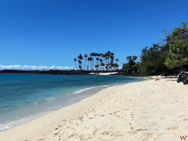 Mahalula Beach, una de las mejores playas de Big Island y una de las playas más bonitas de Hawaii