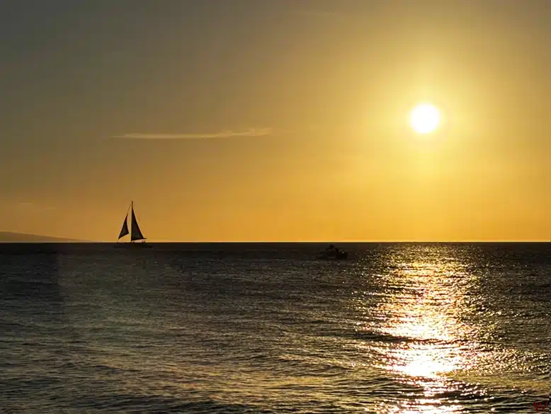 Atardecer en Kaanapali, una de las mejores playas de Maui