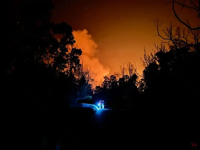 Devastation Trail comino del Kilauea