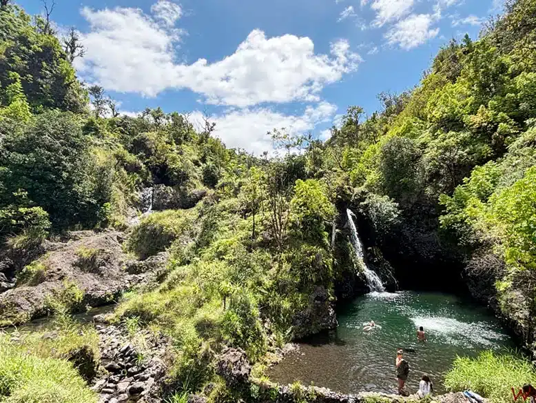 Hanawi Falls en la ruta Road to Hana en Maui