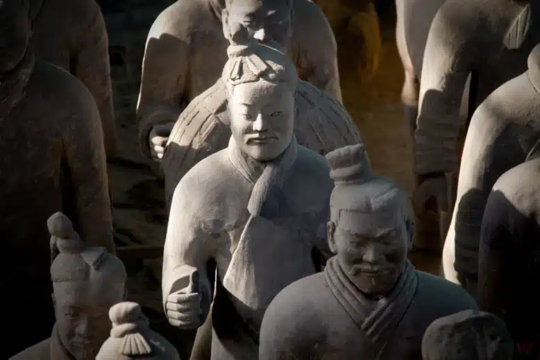 Guerreros de terracota en Xian (China)
