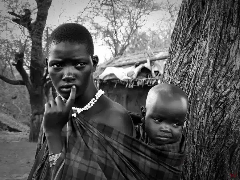 Miradas intensas en Africa