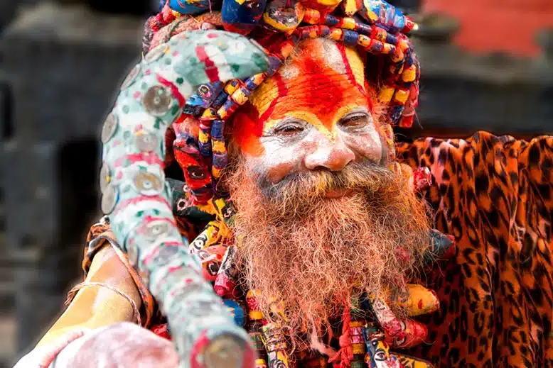 Miradas de un sadhu en Nepal