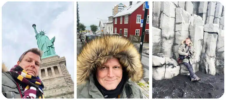 Eduardo Gómez de Los Viajes de Lewar en Nueva York e Islandia