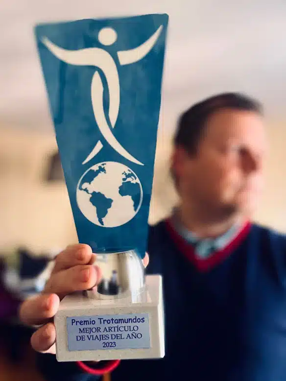 Premio Trotamundos 2023 parsa Los Viajes de Lewar y Eduardo