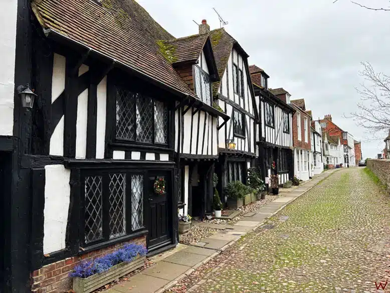 las calles empedradas de Rye